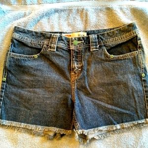 Route 66 Shorts Women's Medium Blue Wash Denim Cut Off Style Size 5/6